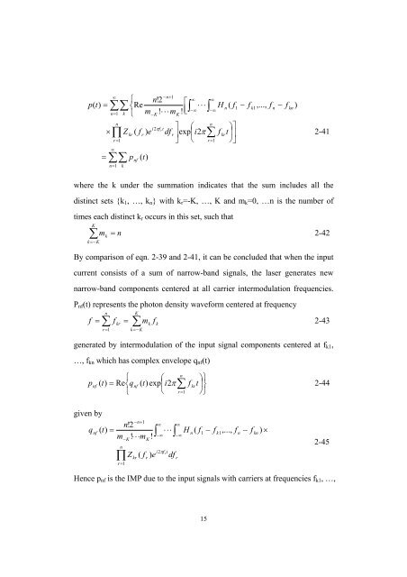 Nonlinear Distortion Analysis of Directly Modulated ... - 연세대학교