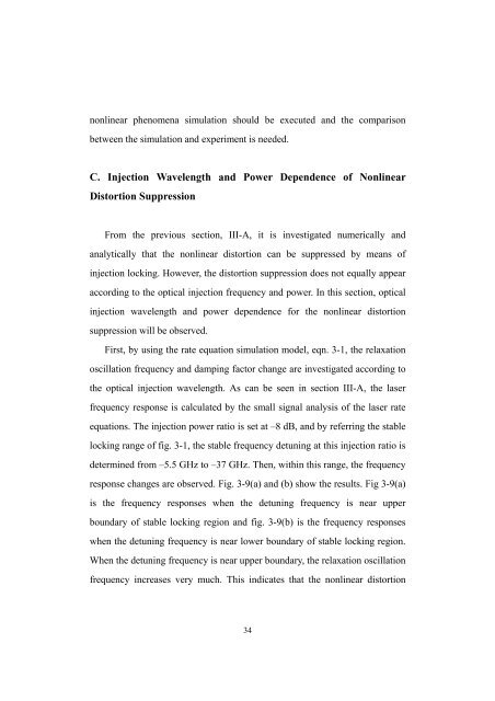 Nonlinear Distortion Analysis of Directly Modulated ... - 연세대학교