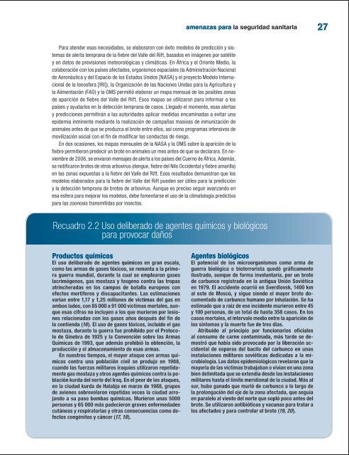 Informe sobre la salud en el mundo 2007 - World Health Organization