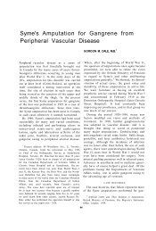 Syme's Amputation for Gangrene from Peripheral Vascular Disease