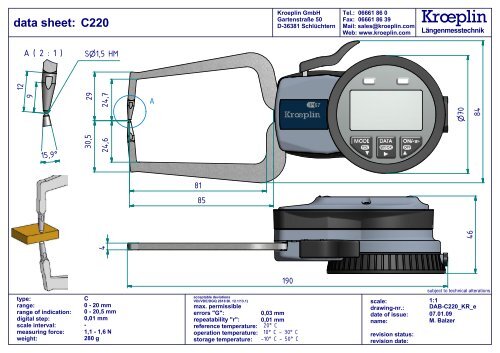 C220 - Kroeplin GmbH