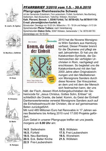 Pfarrbrief 03-2010 - Bistum Mainz