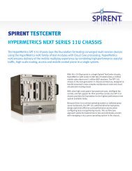 Spirent SPT-11U Chassis Datasheet