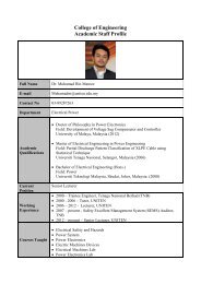 Download Academic Profile - Universiti Tenaga Nasional