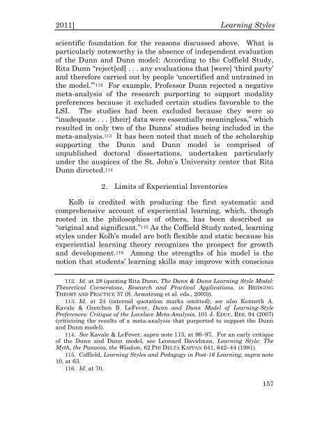 Volume 5 Winter 2011 Number 2 - Charleston Law Review