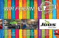 WIR FEIERN! - Zweirad Joos