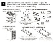 Soft Close drawer parts are in the - Euro-Rite Cabinets