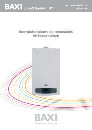 BAXI LUNA3 SYSTEM HT 1.240MP kondenzÃƒÂ¡ciÃƒÂ³s fali gÃƒÂ¡zkazÃƒÂ¡n, 6.8 ...