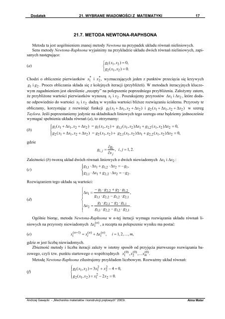 21. wybrane wiadomoÅ›ci z matematyki