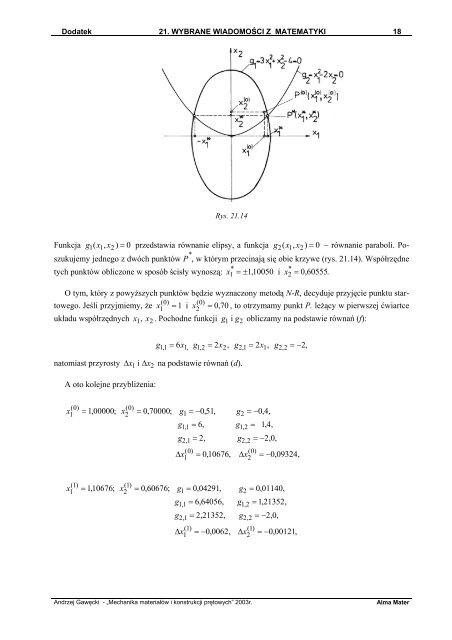 21. wybrane wiadomoÅ›ci z matematyki