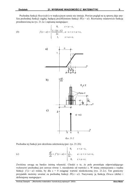 21. wybrane wiadomoÅ›ci z matematyki