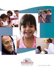 Annual Report 2010 - Ravenswood Family Health Center