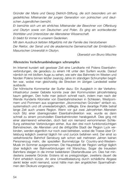 Weihnachten 2013 - Stadtgemeinschaft Tilsit eV - Ostpreußen