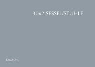 30x2 SESSEL/STÜHLE - artelier collection