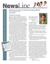 Minnesota Society of Clinical Oncology - Association of Community ...