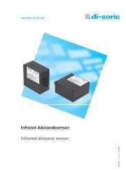 Infrarot-Abstandssensor Infrared distance sensor - Industrial Safety ...