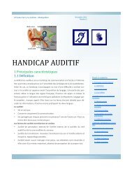 2- Handicap auditif - Handi ressources - Free