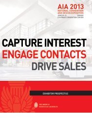 CONTACTS - AIA National Convention - American Institute of ...