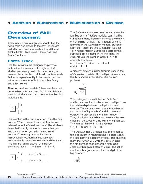 Addition, Subtraction, Multiplication, Division - McGraw-Hill Australia