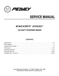 service manual 150 watt powered mixer - diagramas.diagram...