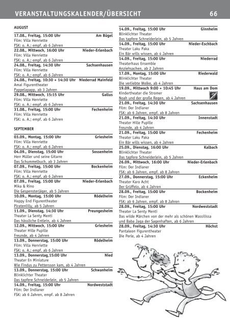 fahrplan 2012 - Kinderkultur Frankfurt