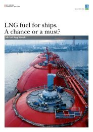 LNG fuel for ships. A chance or a must? - DNV