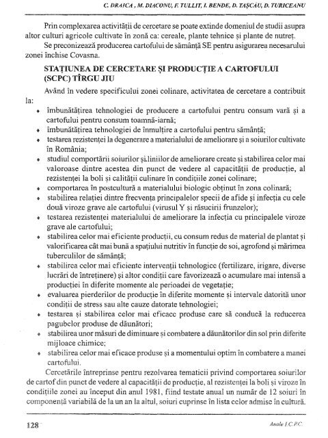 anale 19.pdf - Institutul National de Cercetare Dezvoltare pentru ...