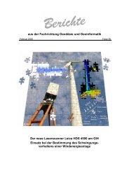 Berichtsheft 2005 - FÃ¶rderergesellschaft GeodÃ¤sie und Geoinformatik