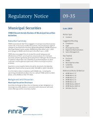 Regulatory Notice 09-35 - finra