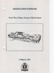 March 10, 1987 - US Naval War College