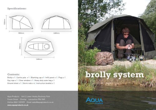 brolly system - Aqua Products
