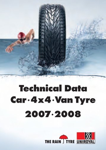 Technical Data CarÃ‚Â·4x4Ã‚Â·VanTyre - allseasonsbanden.nl