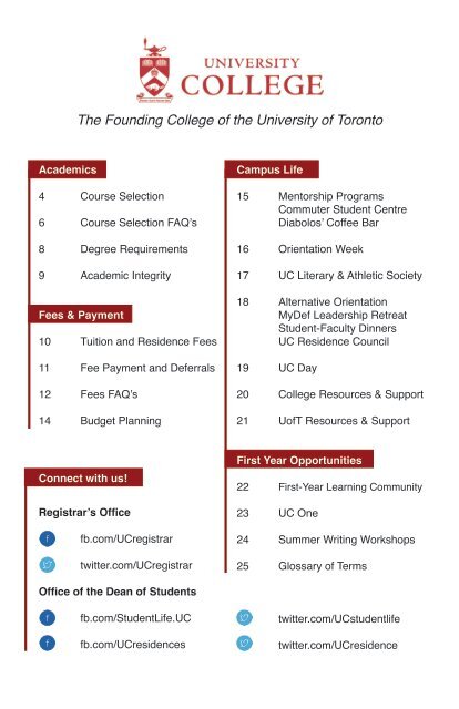 2013-14 University College New Student Guide