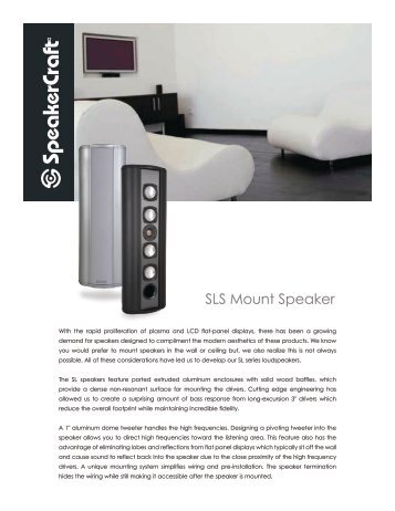 SLS Mount Speaker - SpeakerCraft