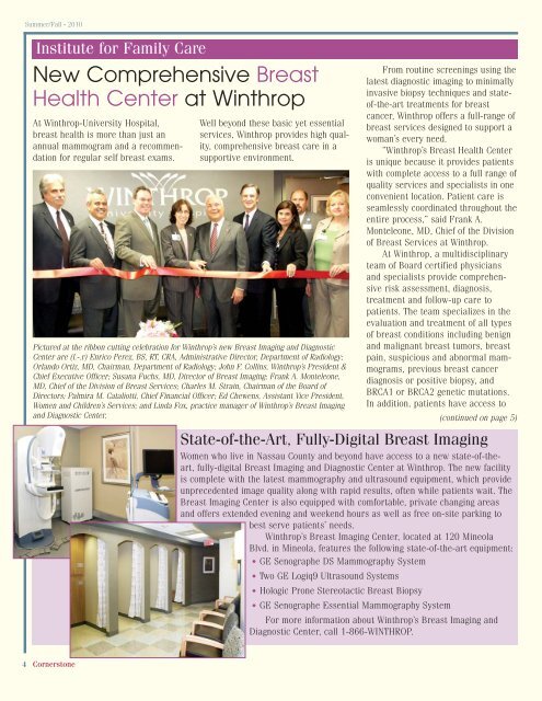 Cnrstn 09.10 - Winthrop University Hospital