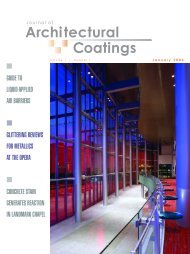 Journal of Architectural Coatings - PaintSquare