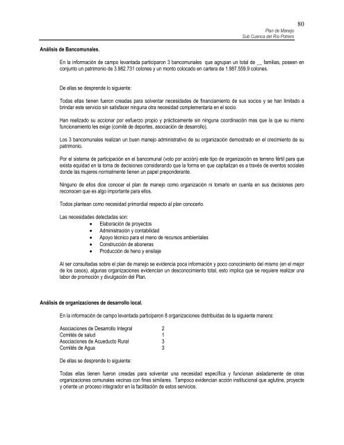 Nicoya, 30 de Junio 2004 - Eco-Index