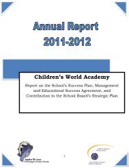 2011-2012 - Children's World Academy - Lester B. Pearson School ...