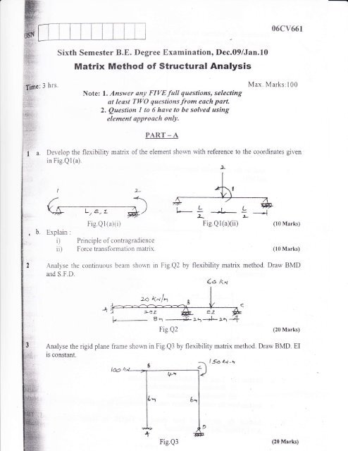 flexibility method of structural analysis examples flexibility method of structural analysis examples