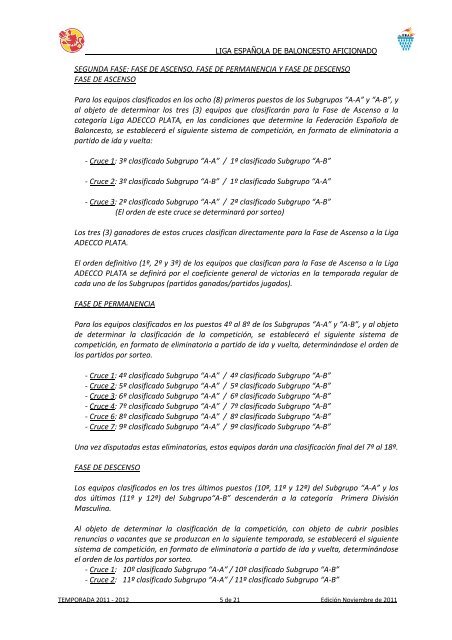 bases de competicion liga eba - Federacion EspaÃ±ola de Baloncesto