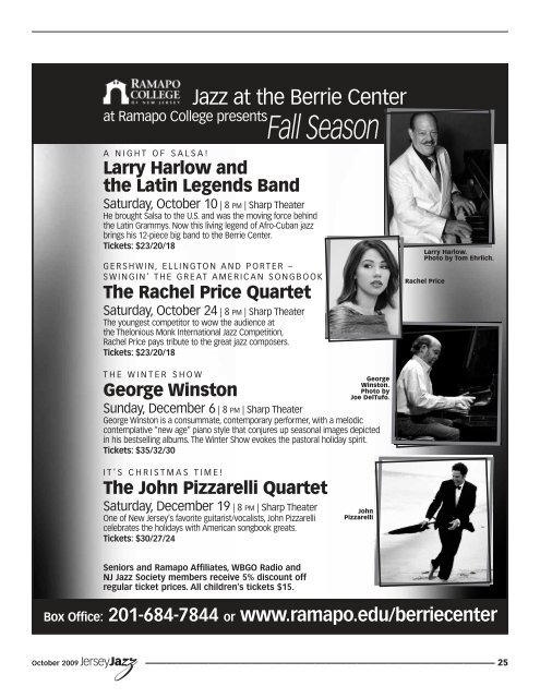 REMEMBERING - New Jersey Jazz Society