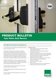 Yale PED Panic Exit Device for Single Doors - Vbh (Gb)