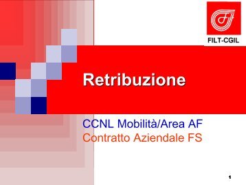 Retribuzione - FILT CGIL Foggia