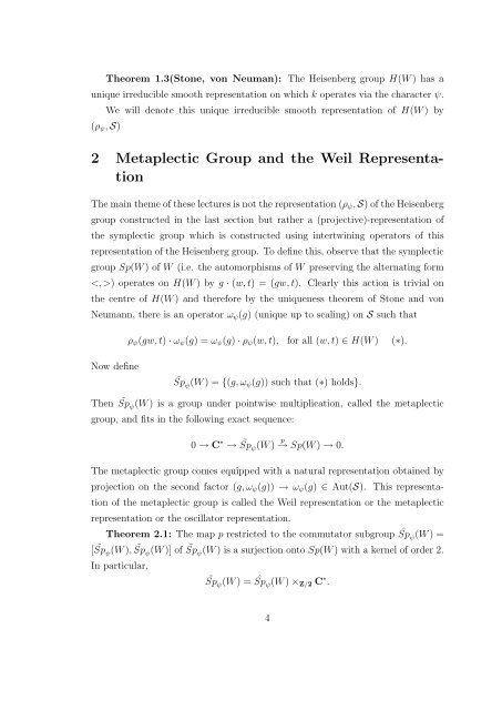 Weil Representation, Howe Duality, and the Theta correspondence