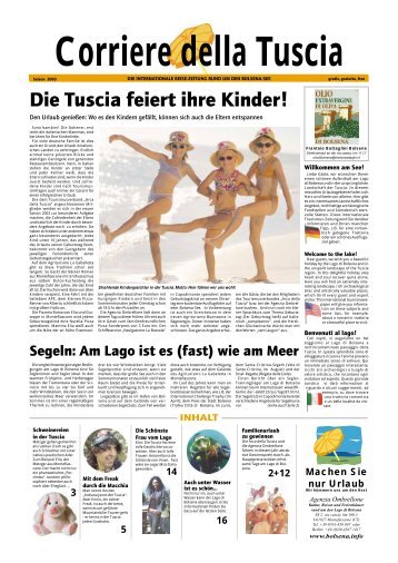 Die Tuscia feiert ihre Kinder!