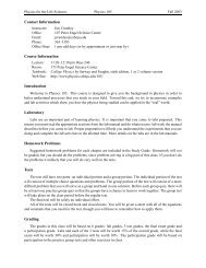 Contact Information Course Information ... - Users.csbsju.edu