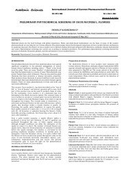 preliminary phytochemical screening of cocos nucifera l. flowers