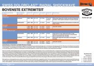 swiss dolorclastÂ® radial shockwave bovenste ... - Enraf Nonius