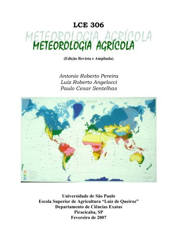 Apostila: Meteorologia AgrÃ­cola - 2007 - LEB/ESALQ/USP