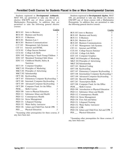 Indexed Adobe PDF (Spring 2011-Full Version) - SUNY Orange